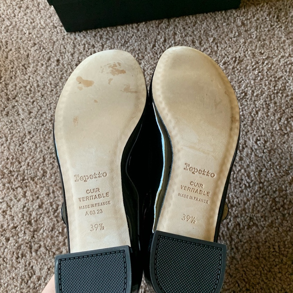 Repetto patent leather black heeled Rose mary janes 39.5 - Picture 14 of 15